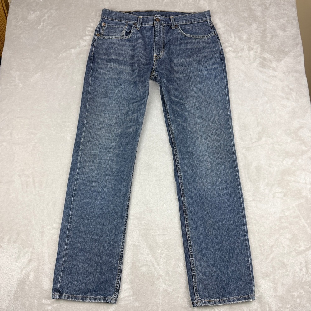 Levi's 559 Jeans Mens 34x34 Blue Relaxed Straight Leg Medium Wash Actual (36x34)